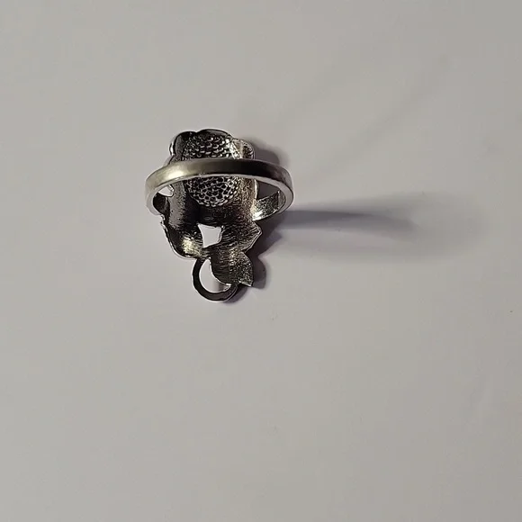 Vintage floral Gerber statement ring - Picture 2 of 2